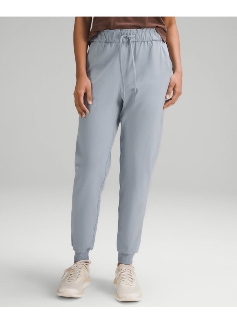 lululemon athletica Light Blue Women’s Joggers - Drawstring Cuffed Pants